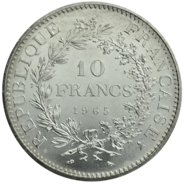 10 Francs Hercule Revers Lille