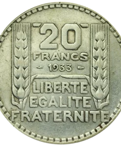 20 Francs Turin Revers Lille