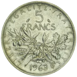 5 Francs Semeuse Lille