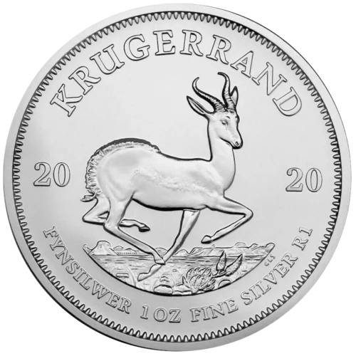 Krugerrand Argent Revers Lille