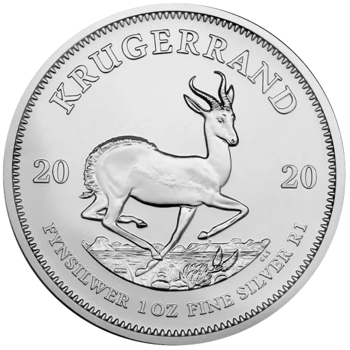 Krugerrand Argent Revers Lille